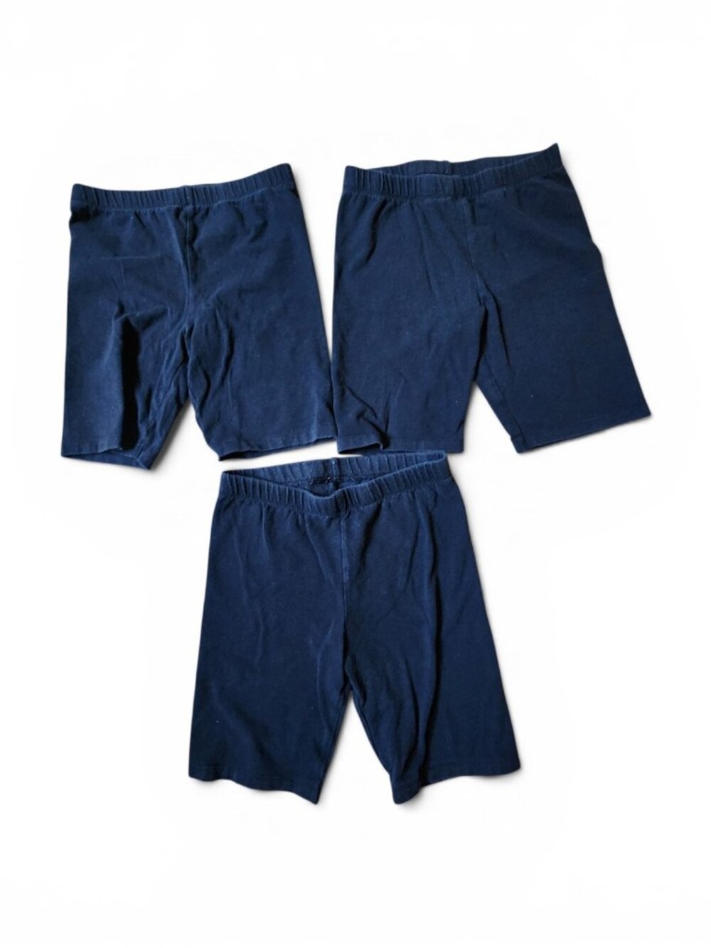 Jumping Beans Girls' Bike Shorts Size 7 Lot of 3 Black Above Knee Elastic Waist